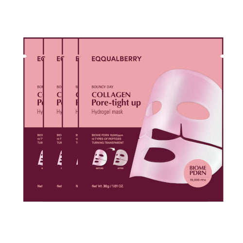 Wholesale EQQUALBERRY - Collagen Pore-Tight Up Hydrogel Mask - 4ea | Carsha