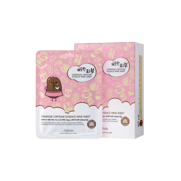 Wholesale esfolio - Pure Skin Essence Mask Sheet - 25ml *1pc - Ceramide Caffeine | Carsha