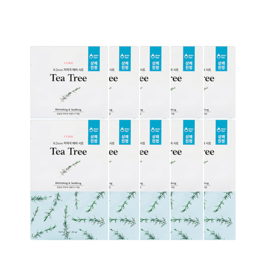 Wholesale ETUDE - 0.2 Therapy Air Mask New - 1pc - Tea Tree 10ea Set | Carsha