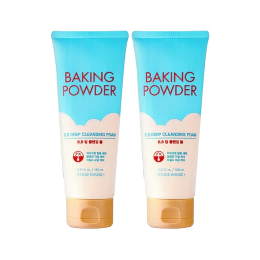 ETUDE - Baking Powder BB Deep Cleansing Foam - 160ml (2ea) Set