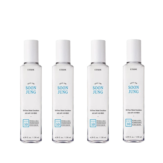 Wholesale ETUDE - Soon Jung 10-Free Moist Emulsion - 130ml 4ea Set | Carsha
