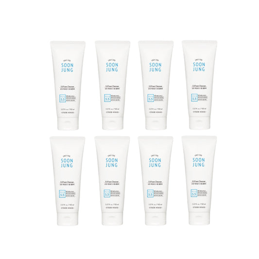 Wholesale ETUDE - Soon Jung 5.5 Foam Cleanser - 150ML - White 8ea Set | Carsha