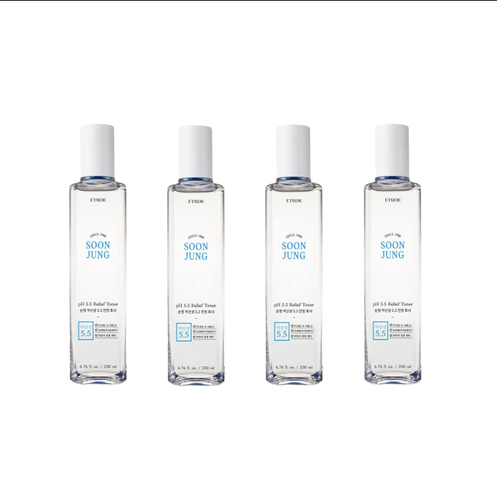 Wholesale ETUDE - Soon Jung PH 5.5 Relief Toner - 200ml 4ea Set | Carsha