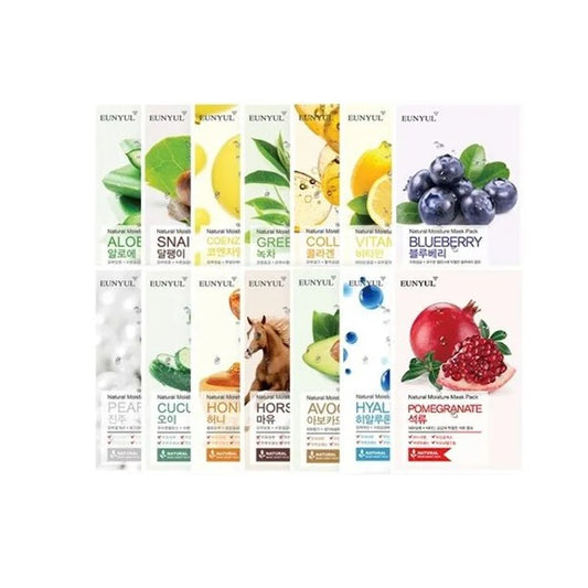 Wholesale EUNYUL - Natural Moisture Mask Pack Set Random Flavor - 6pcs | Carsha