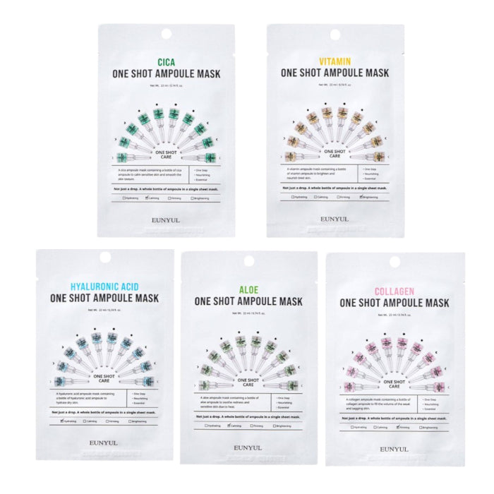 Wholesale EUNYUL - One Shot Ampoule Mask 5pcs Set | Carsha