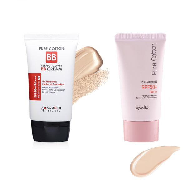 Wholesale EYENLIP - Pure Cotton Perfect Cover BB Cream SPF50+ PA+++ - 30g - No. 21 Light Beige | Carsha