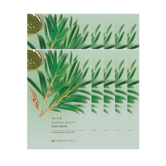 Wholesale face republic Sleeping Beauty Face Mask - 23ml - CalmingTea Tree Oil 10ea Set | Carsha