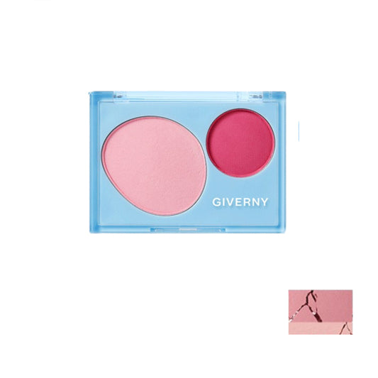 Wholesale GIVERNY - Fluffy Dual Blusher - 7.4g - 02 Rosy Beige | Carsha