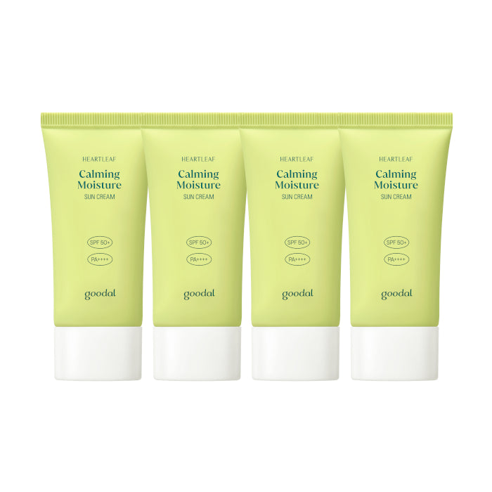 Wholesale Goodal - Heartleaf Calming Moisture Sun Cream SPF50+ PA++++ - 50ml 4ea Set New | Carsha