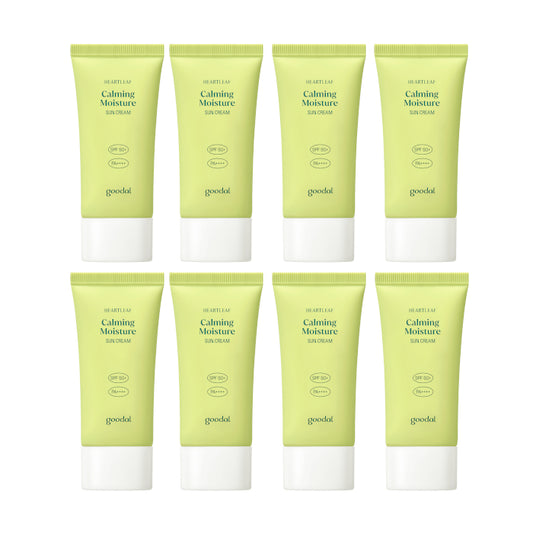 Wholesale Goodal - Heartleaf Calming Moisture Sun Cream SPF50+ PA++++ - 50ml 8ea Set New | Carsha