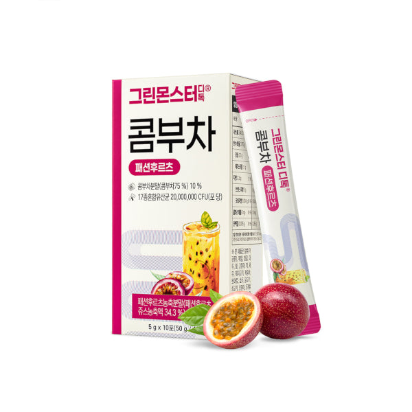 Wholesale Green Monster - D-toc Kombucha - 50g 5gx10ea - Passion Fruit | Carsha