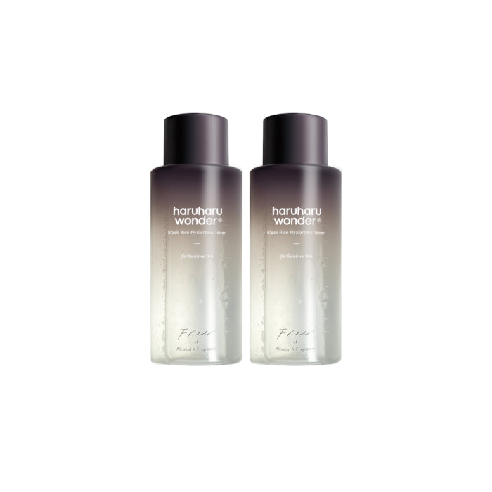 Wholesale Haruharu WONDER - Black Rice Hyaluronic Toner - Fragrance Free - 150ml 2ea Set | Carsha