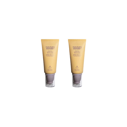 Wholesale Haruharu WONDER - Black Rice Moisture Airyfit Daily Sunscreen SPF50+ PA++++ - 50ml 2ea Set | Carsha