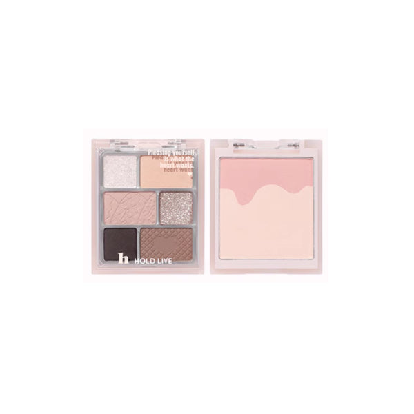 Wholesale Holdlive - 2 in 1 Eyeshadow & Blusher Palette - 7.5g+8.5g - H01 | Carsha