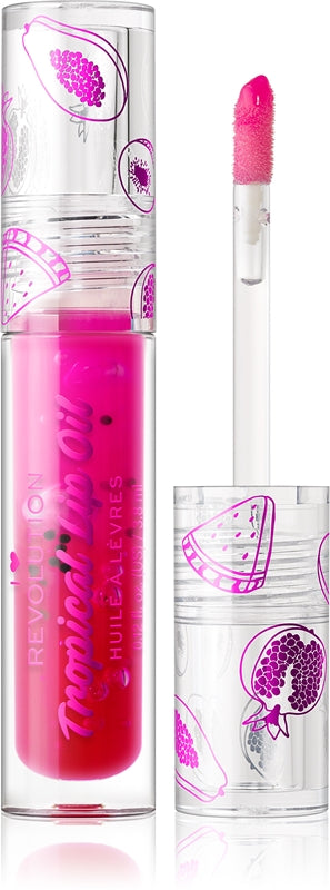 I heart revolution Lip Oil Tropica Tasty l (Lip Oil) 3,8 ml - Tonalità: Pomergranato