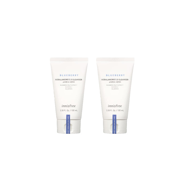Wholesale innisfree - Blueberry Rebalancing 5.5 Cleanser - 100ml 2ea Set | Carsha