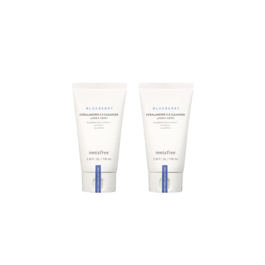Wholesale innisfree - Blueberry Rebalancing 5.5 Cleanser - 100ml 2ea Set | Carsha