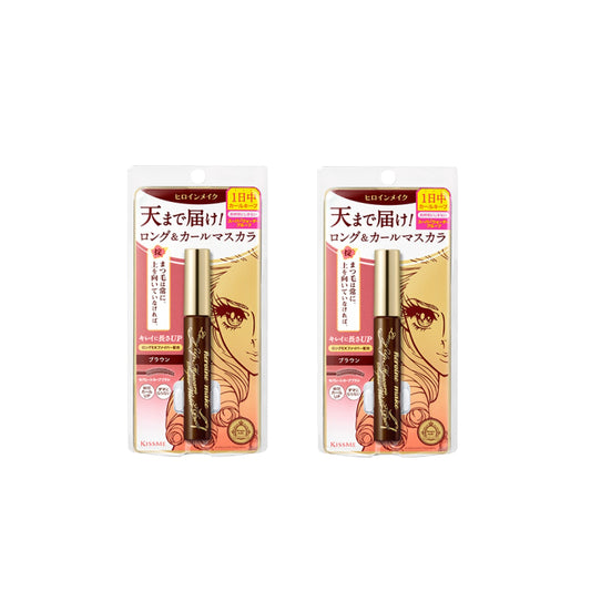 Wholesale ISEHAN - Kiss Me Heroine Make Long & Curl Super Waterproof Mascara New Version - 6g - 02 Brown 2ea Set | Carsha