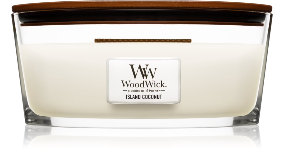 Woodwick Nave candela profumata Island Coconut 453,6 g