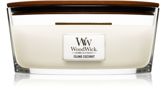 Woodwick Nave candela profumata Island Coconut 453,6 g