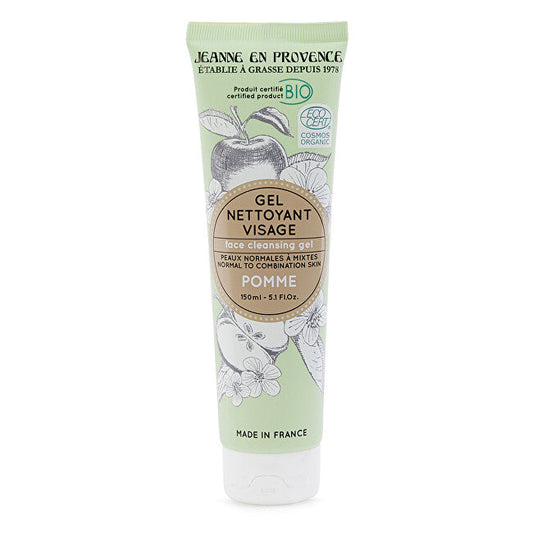 Jeanne en provence Gel detergente per la pelle bio Apple (Face Clean sing Gel) 150 ml