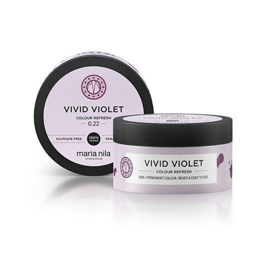 Maria nila Morbida maschera nutriente senza pigmenti di colore permanente Vivid Violet ( Colour Refresh Mask) - Volume: 100 ml