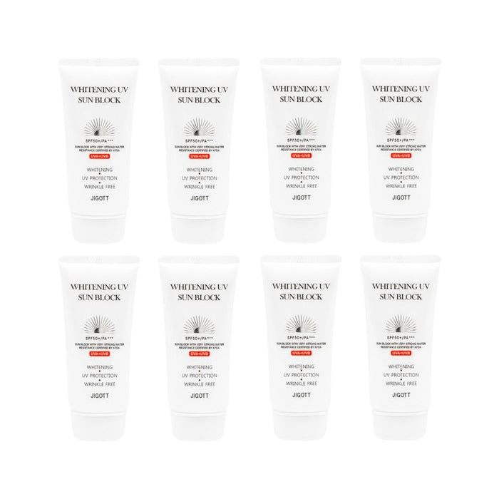 Wholesale JIGOTT - Whitening UV Sun Block SPF 50+/PA+++ 8ea Set | Carsha