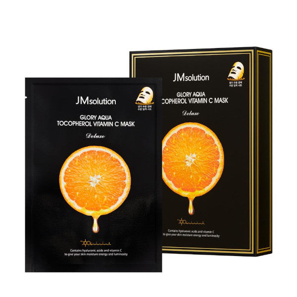 Wholesale JMsolution - Glory Aqua Tocopherol Vitamin C Mask Deluxe - 10pcs | Carsha