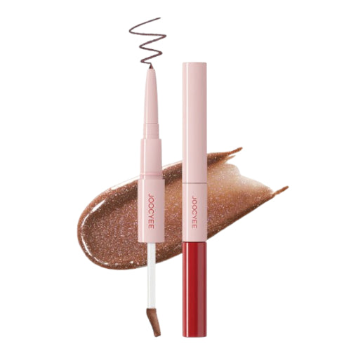Wholesale Joocyee - Plump & Glossy Dual Lip Combo - 2.3g+0.13g - 02 Coffee Sugar | Carsha