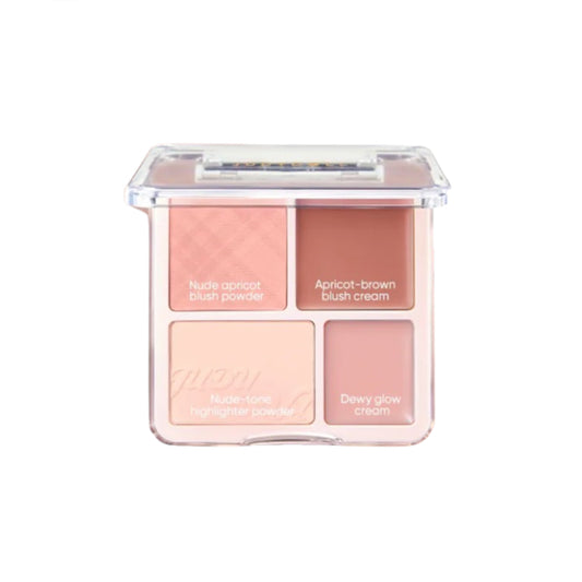 Wholesale Judydoll - 2 in 1 Blush Highlight Palette - 10g - #04 Sunkissed Glory | Carsha