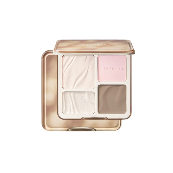 Wholesale Judydoll - 2 In 1 Highlighter Contour Palette - 9g - #04 Blush Shadow Palette | Carsha