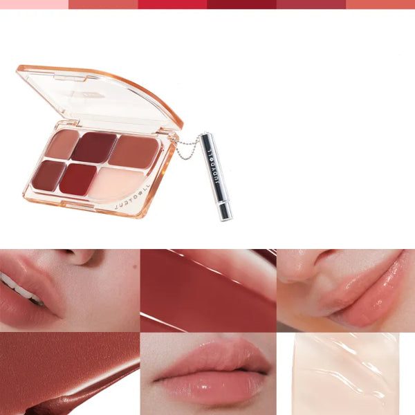 Wholesale Judydoll - 6-Color Multi-Use Lip Palette - 9g - 01 Warm Chestnut Palette | Carsha