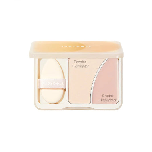 Wholesale Judydoll - Dual-Color Highlighter Palette - 8g - #01 Cold Moonlight | Carsha