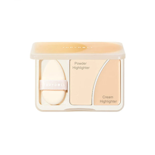 Wholesale Judydoll - Dual-Color Highlighter Palette - 8g - #02Warm Sunlight | Carsha