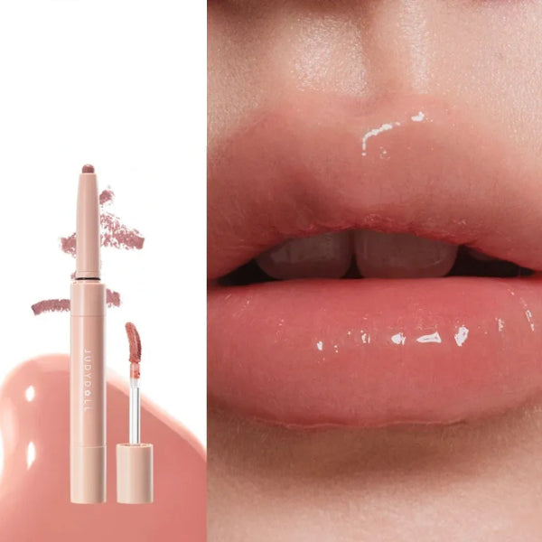 Wholesale Judydoll - Lip Liner And Gloss Duo - 400mg+2.1g - C01 Taro Milktea | Carsha