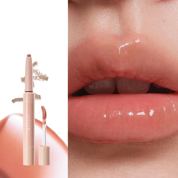Wholesale Judydoll - Lip Liner And Gloss Duo - 400mg+2.1g - W03 Peach High Tea | Carsha