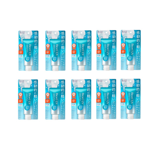 Wholesale Kao Biore UV Aqua Rich Watery Essence SPF50+ PA++++ - 70g 10pcs Set | Carsha