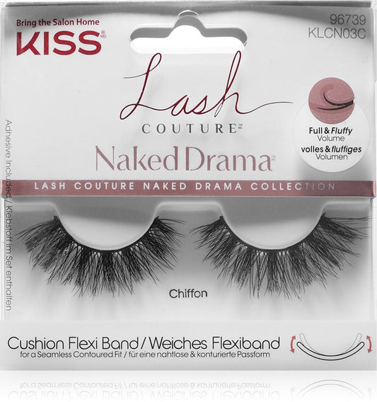 Kiss Ciglia finte Cash Couture Naked Drama 1 paio - Variante: Chiffon