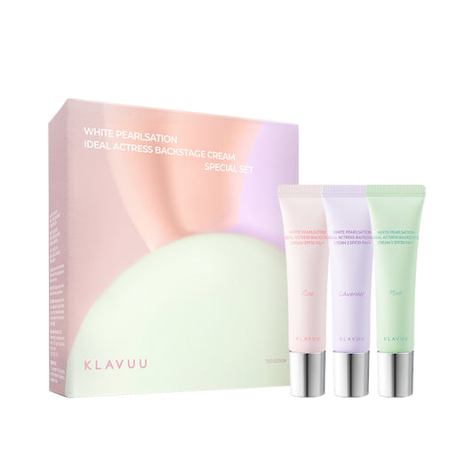 KLAVUU - White Pearlsation Ideal Actress Backstage Cream Special Set(Renewal) - 10ml*3