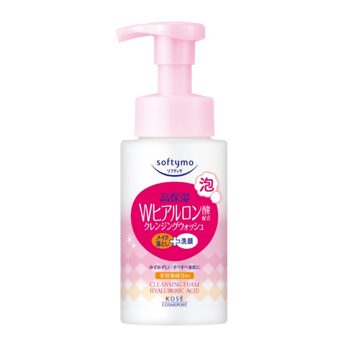 Wholesale Deal Kose - Softymo - W Hyaluronic Acid Cleansing Foam - 200ml | Carsha