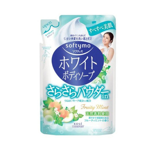 Wholesale Kose - Softymo White Body Soap Refill - 420ml - Smooth Powder Fruity Mint | Carsha