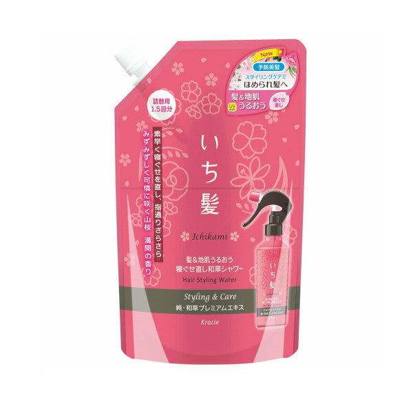 Wholesale Kracie - Ichikami Hair Styling Water Refill - 375ml | Carsha