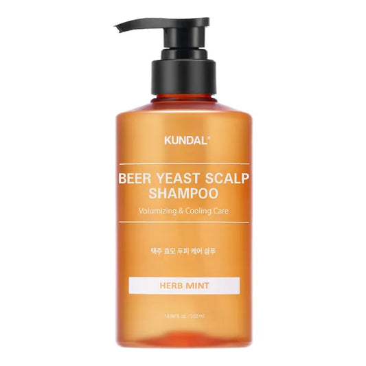 Wholesale KUNDAL - Beer Yeast Scalp Shampoo - 500ml - Herb Mint | Carsha