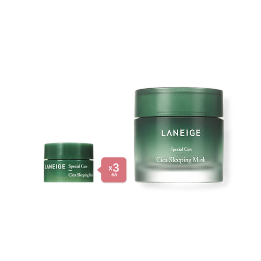 Wholesale LANEIGE - Cica Sleeping Mask - 60ml 1ea + 10ml 3ea Set | Carsha