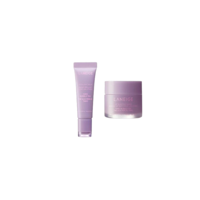 Wholesale LANEIGE - Lip Sleeping Mask - 20g 1ea X Lip Glowy Balm - 10g 1ea - Taro Bubble Tea | Carsha