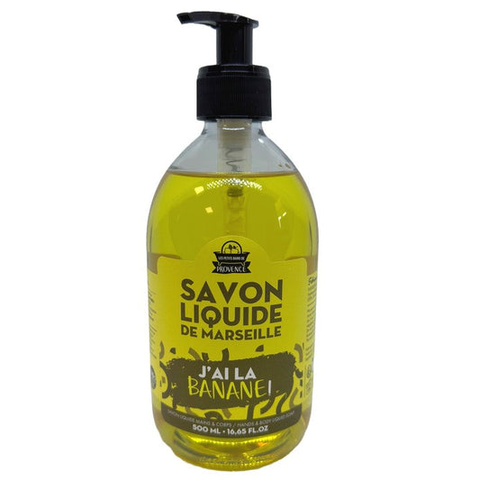 Les Petits Bains de Provence Sapone liquido alla banana di Marsiglia 500ml