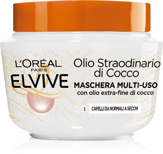Elvive Loreal Elvive Maschera Olio Straordinario Cocco - 300ml
