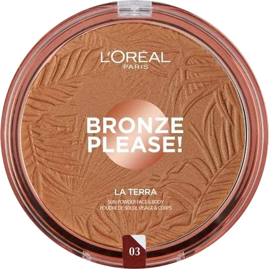 L'oreal maxi terra wild glow bronze amalfi + pennello omaggio