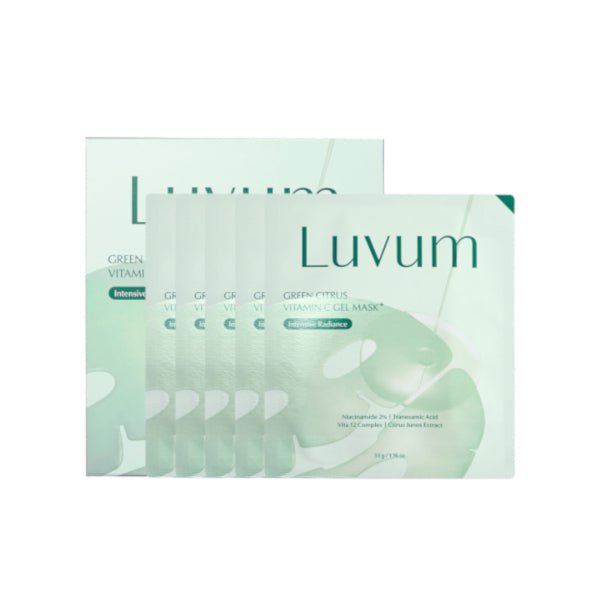 Wholesale LUVUM - Green Citrus Vitamin C Gel Mask Plus - 5pcs | Carsha