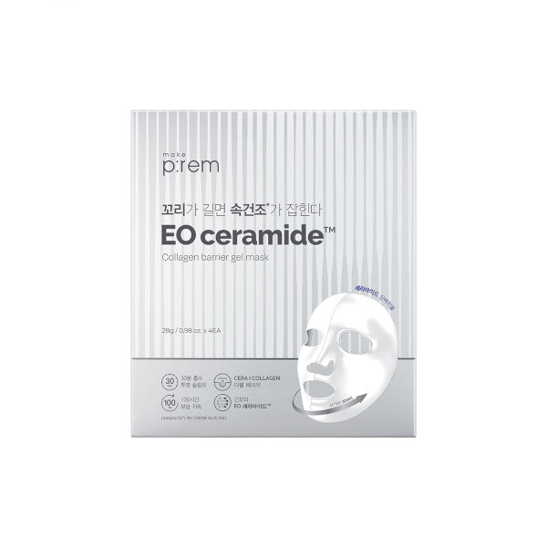 Wholesale make p:rem - EO Ceramide Collagen Barrier Gel Mask - 28g x 4ea | Carsha